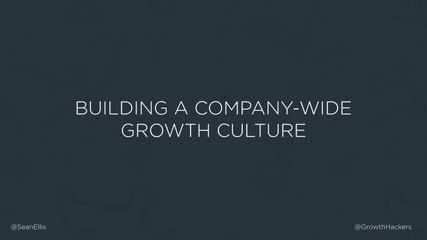 Building a Company Wide Growth Culture - Page 2