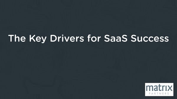 Driving SaaS Success Using Key Metrics - Page 2