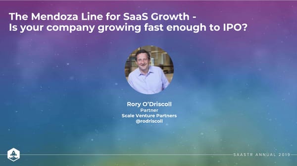 The Mendoza Line For SaaS Growth - Page 2