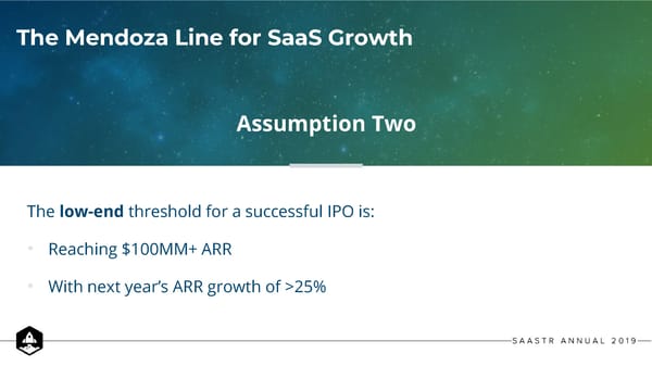 The Mendoza Line For SaaS Growth - Page 8