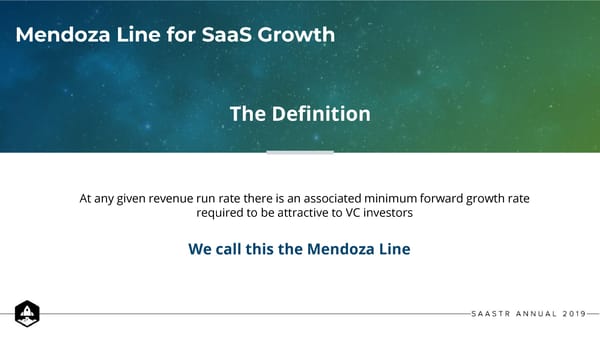 The Mendoza Line For SaaS Growth - Page 15