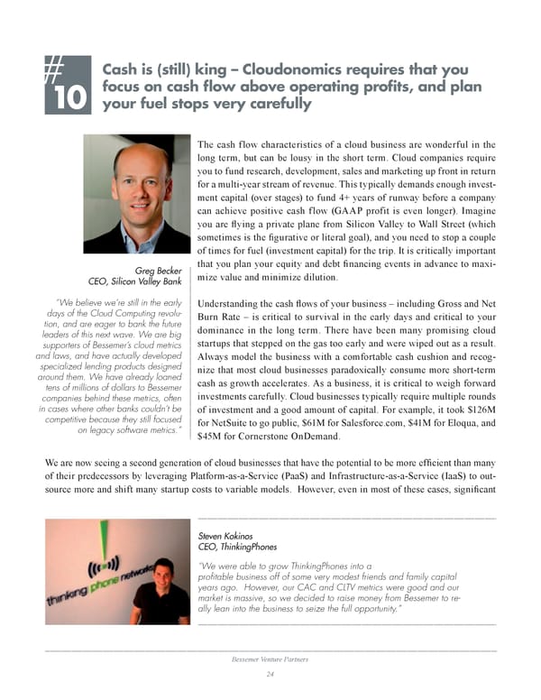 Bessemer’s Top 10 Laws of Cloud Computing - Page 24