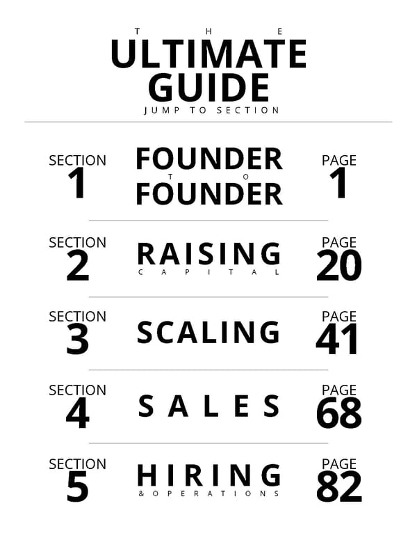 The Ultimate Guide For Scaling Sales & Raising Capital - Page 3